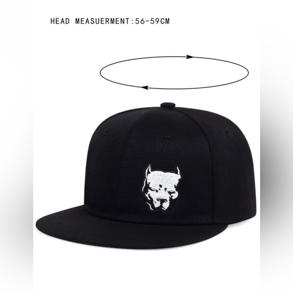 New Men Pit bull Embroidered Hip Hop Cap Hat - Picture 3 of 5